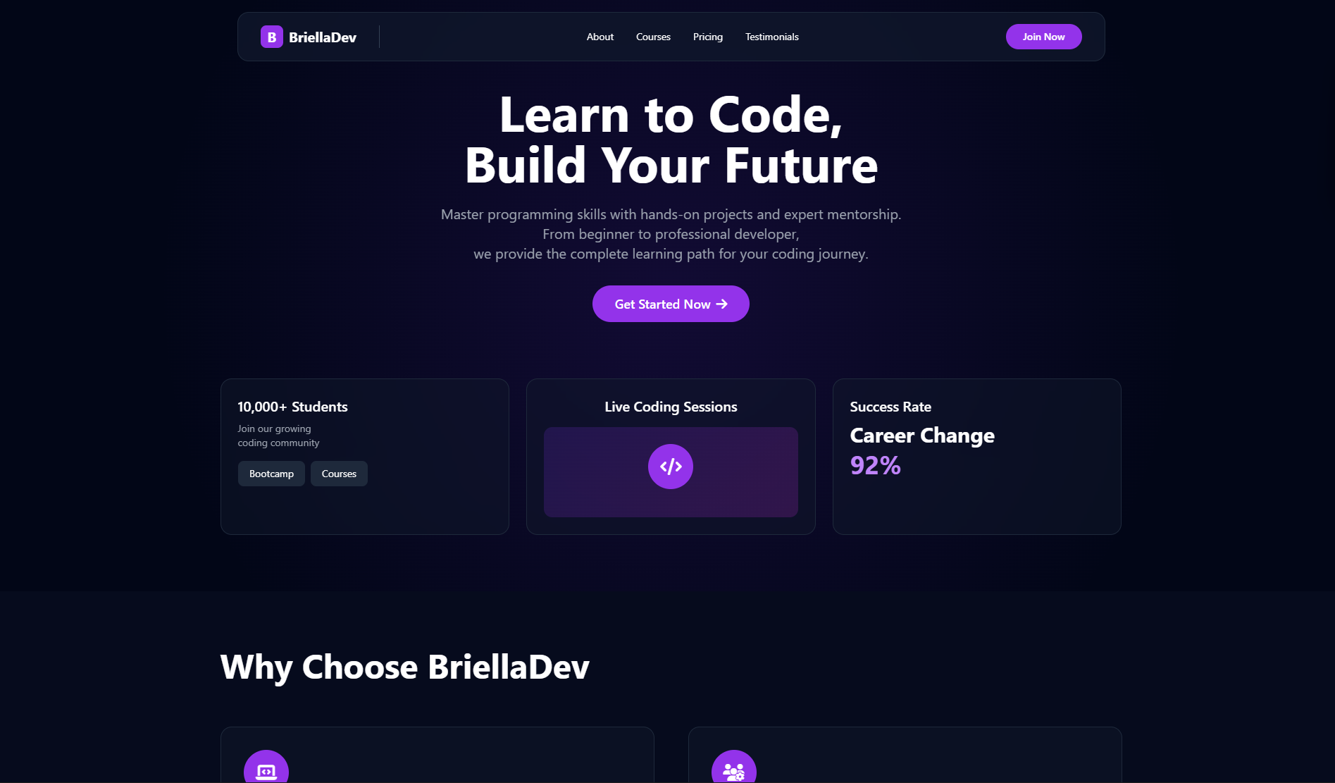 Startup Website